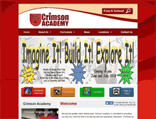 Tablet Screenshot of crimsonacademy.com